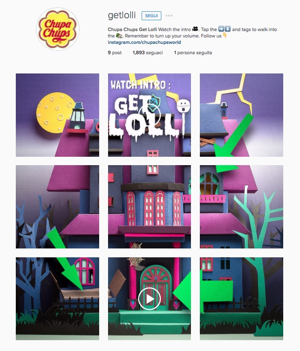 Chupa Chups Get Lolli Instagram Advertising