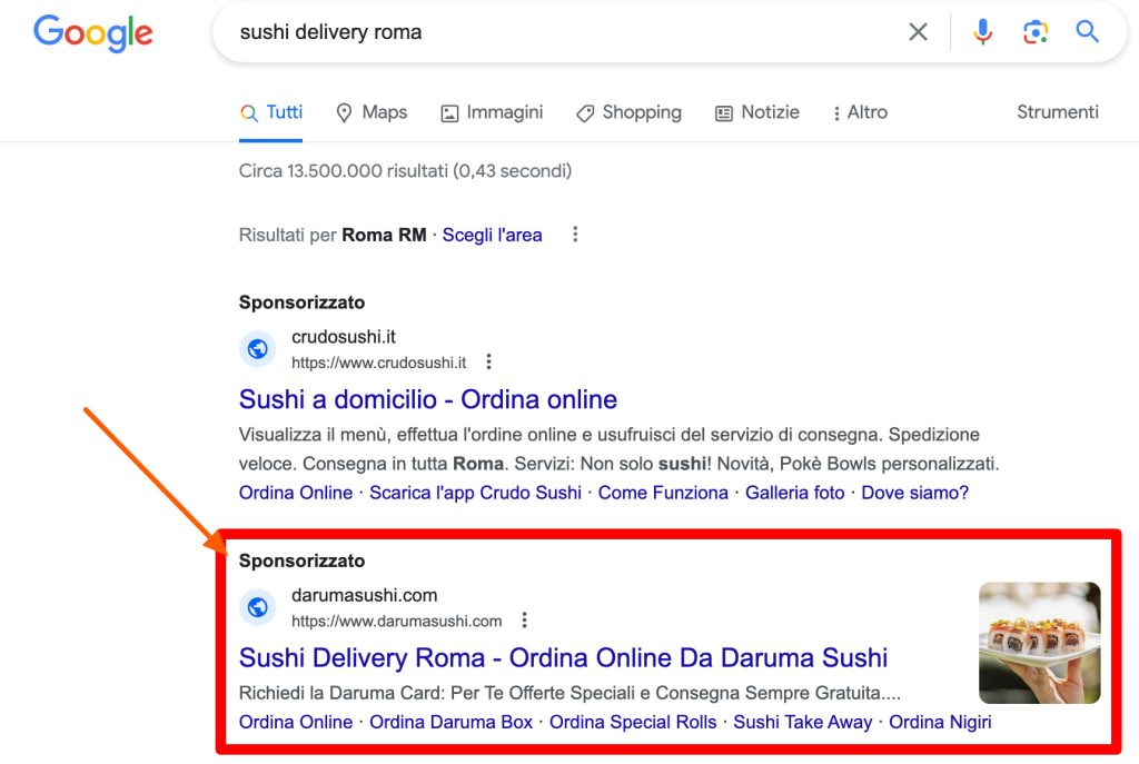 google ads per ecommerce