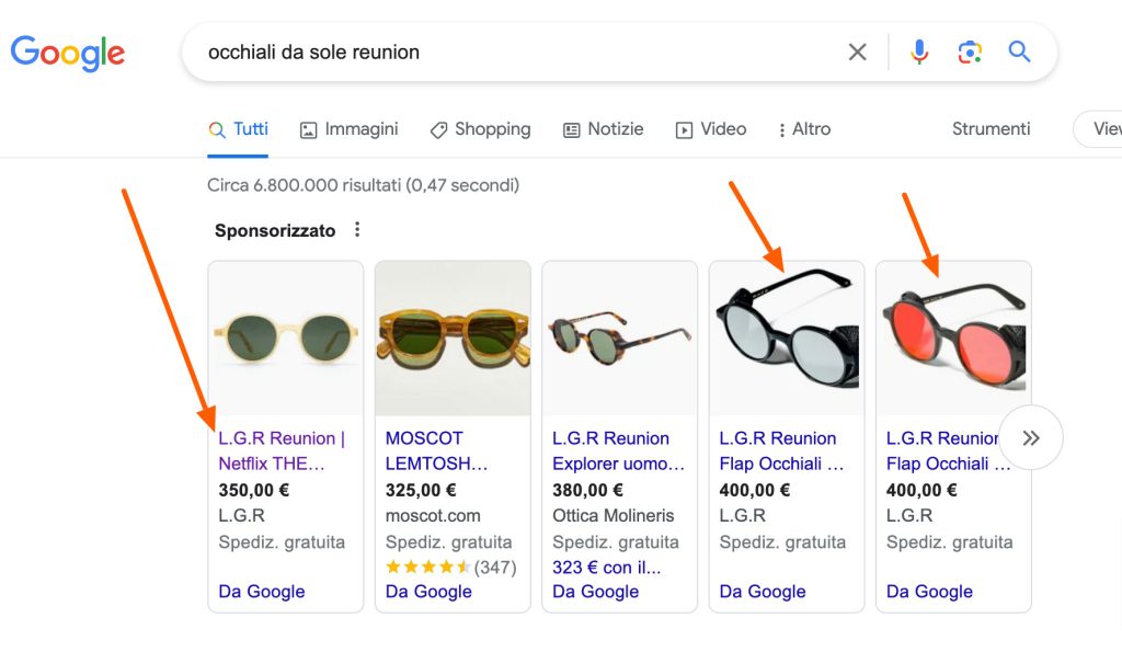 google shopping per ecommerce