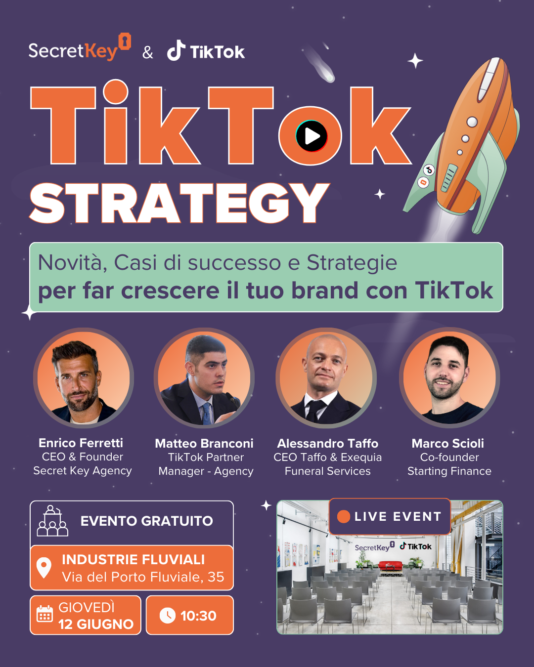 Evento - TikTok Strategy - Secret Key
